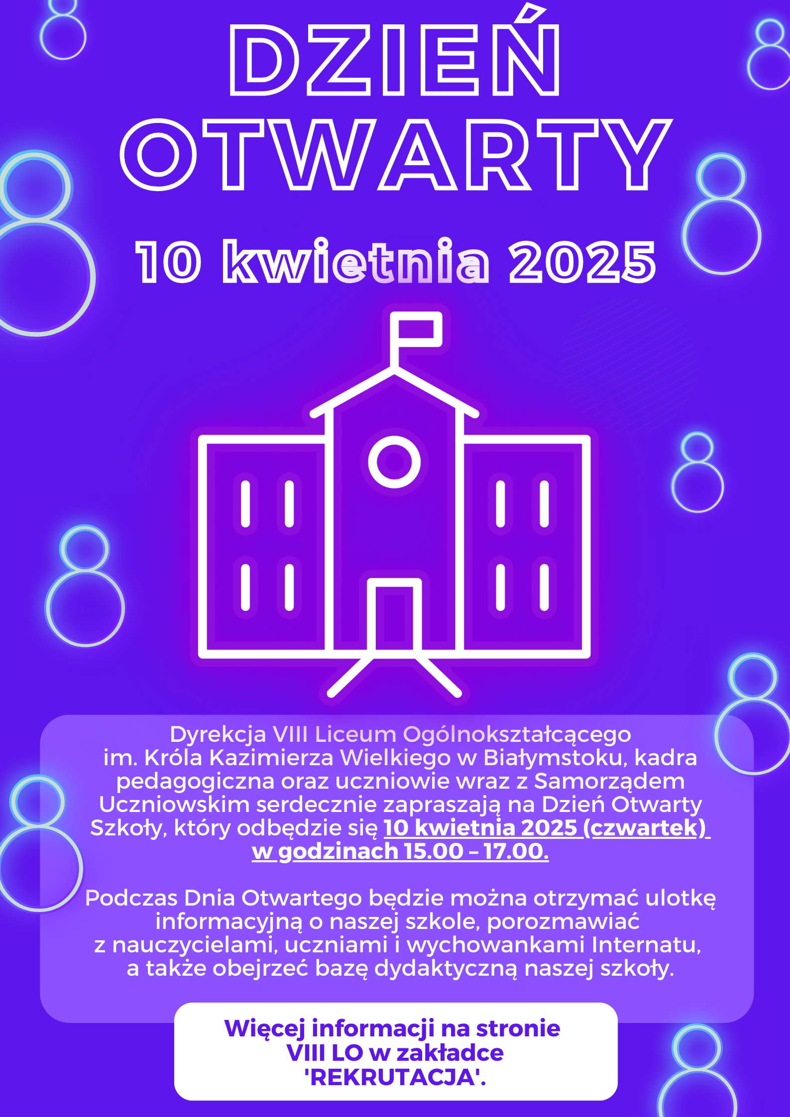 Zaproszenie na Dzień Otwarty szkoły 2025.png
