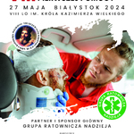 Zawody pierwsza pomoc. Plakat 2024.