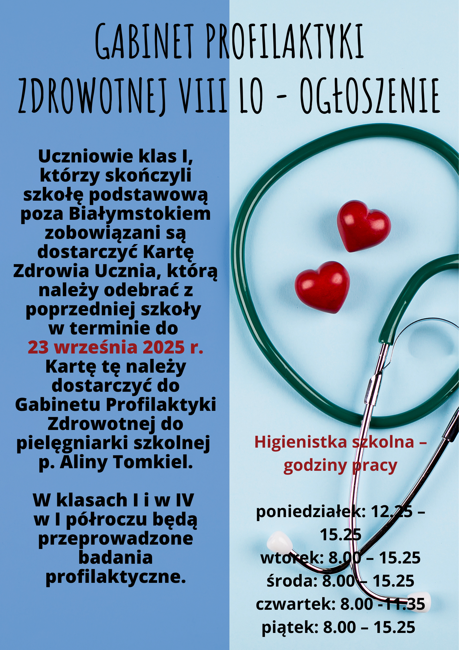 Ogłoszenie pielęgniarka szkolna 2025.png